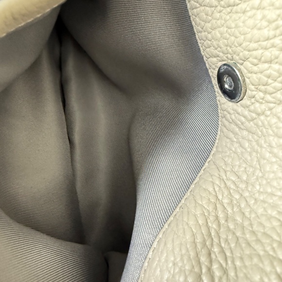 Vince Camuto Leather Handbag Top Handle Purse Winter White Xtra Crossbody Strap - Picture 7 of 10